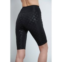 Bodytalk Γυναικείο ψηλόμεσο κολάν 2/4 "Οneworld" Μαύρο - 1221-907814-00100