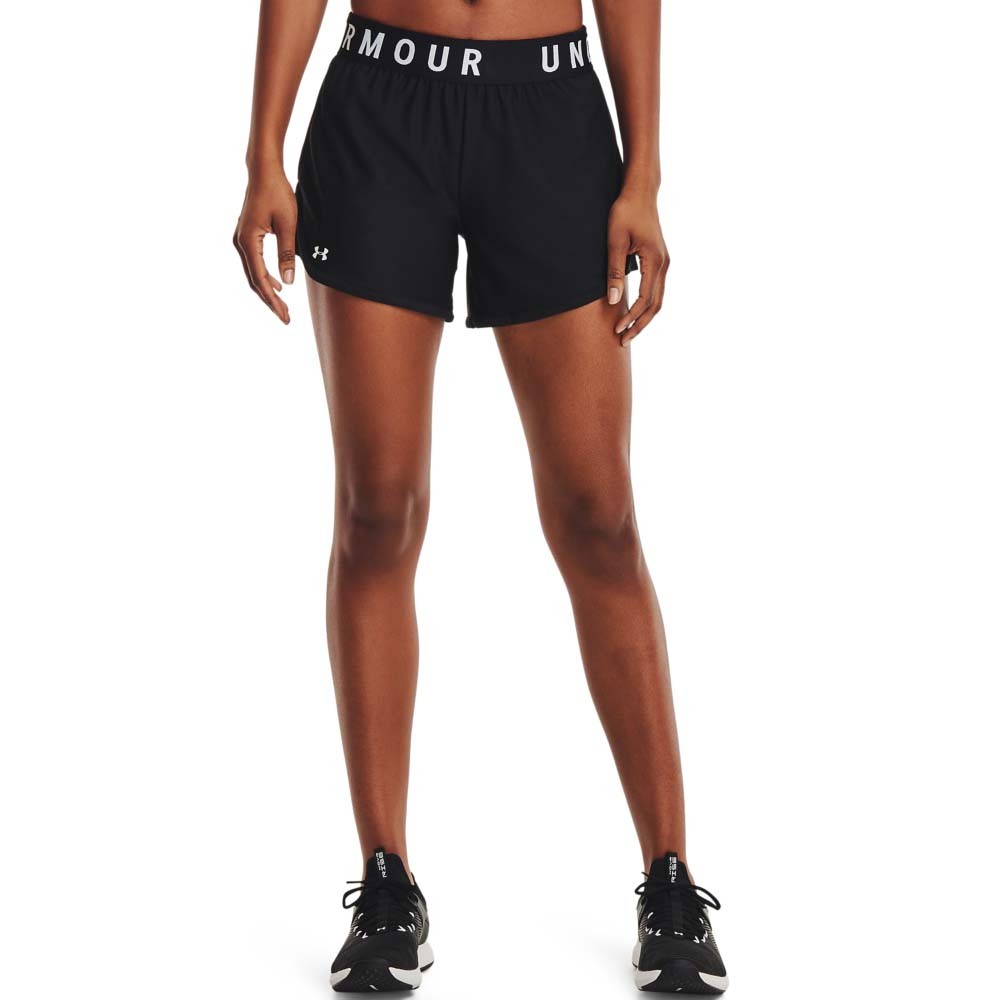 Under Armour Women's Play Up 5inch Shorts Μαύρο - 1355791-001