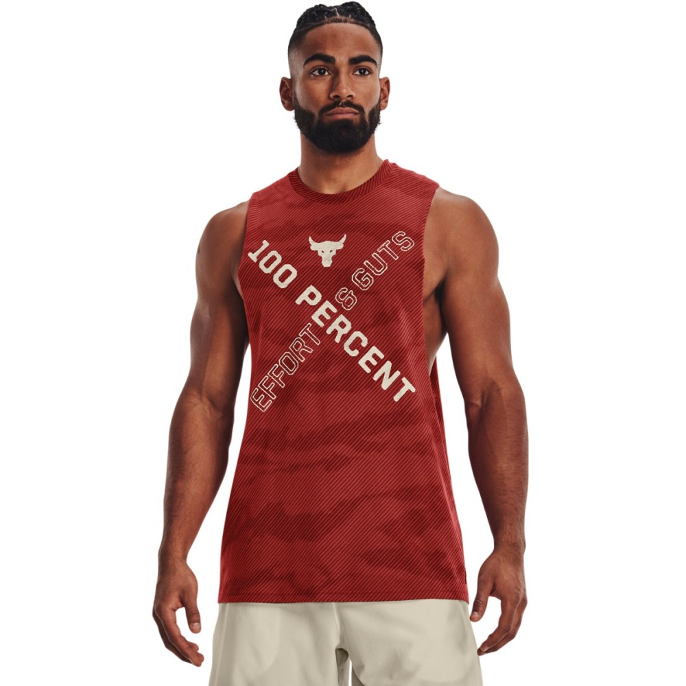 Under Armour Project Rock 100 Percent Tank - 1370488-635
