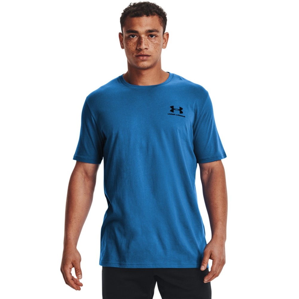 Under Amrour Men's UA Sportstyle Left Chest Short Sleeve Shirt Ανδρικό T-shirt Ανδρικό μπλουζάκι - 1326799-474