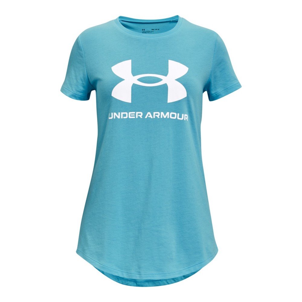 Under Armour Girls UA Sportstyle Graphic Short Sleeve Λευκό - 1361182-481