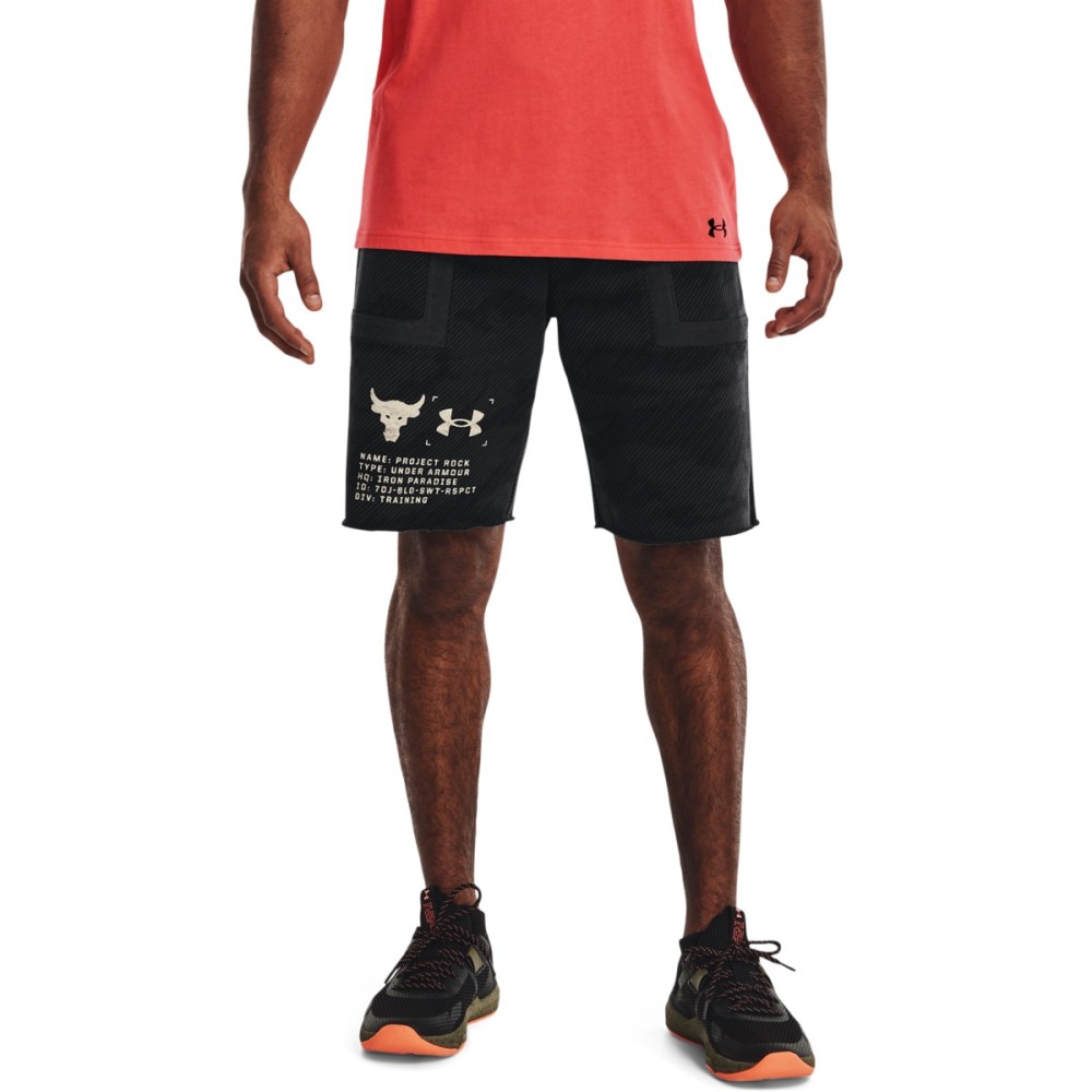 Under Armour Men's Project Rock Heavyweight Terry Shorts Ανδρική Βερμούδα - 1370461-001