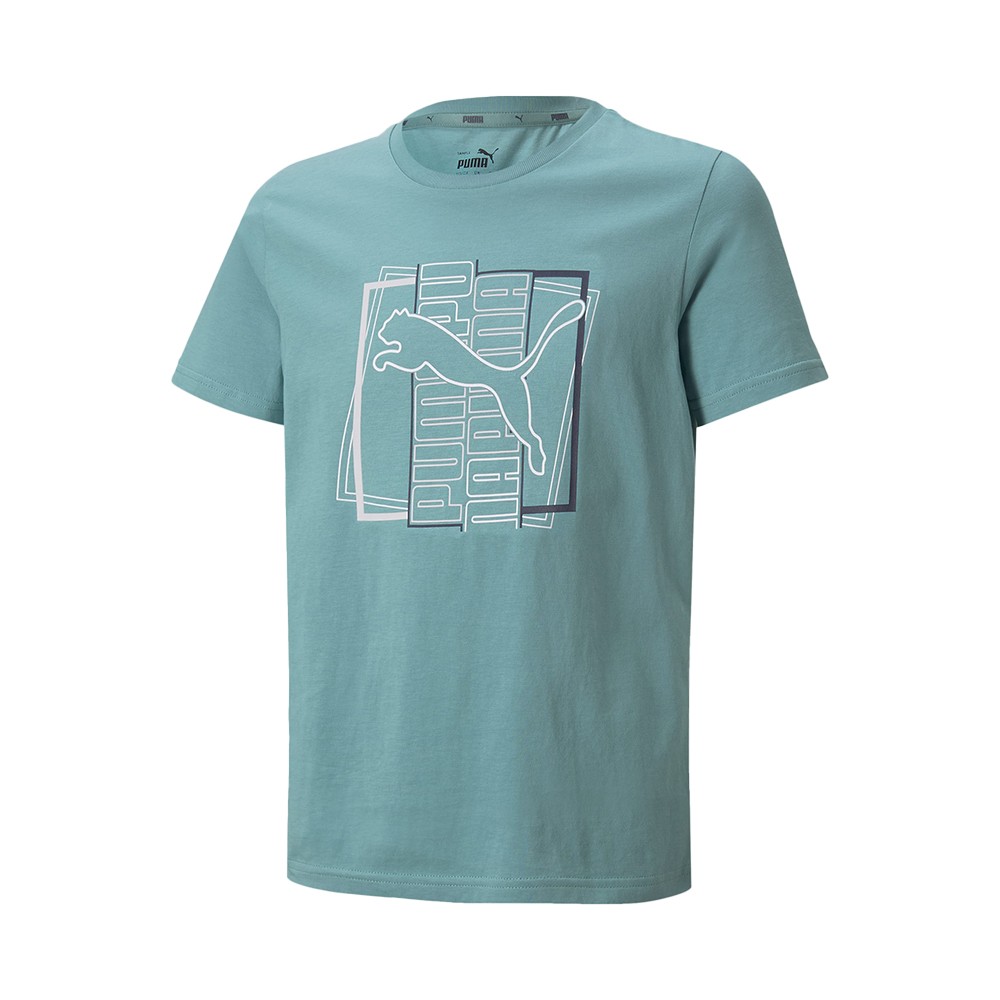 Puma Alpha Graphic Youth Tee Κοντομάνικο μπλουζάκι για αγόρι - 847281-50 