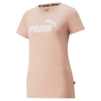 Puma ESS Logo Heather Tee Γυναικείο T-shirt με Στάμπα - 586876-63