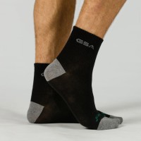 GSA ORGANICPLUS[+] 500 Ultralight Quarter Socks Κάλτσες Πακέτο των 3 Μαύρο - 8116053-01