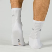 GSA ORGANICPLUS[+] X3 Fully Cushioned Crew Socks Κάλτσες Πακέτο των 3  Λευκό - 8181003-02