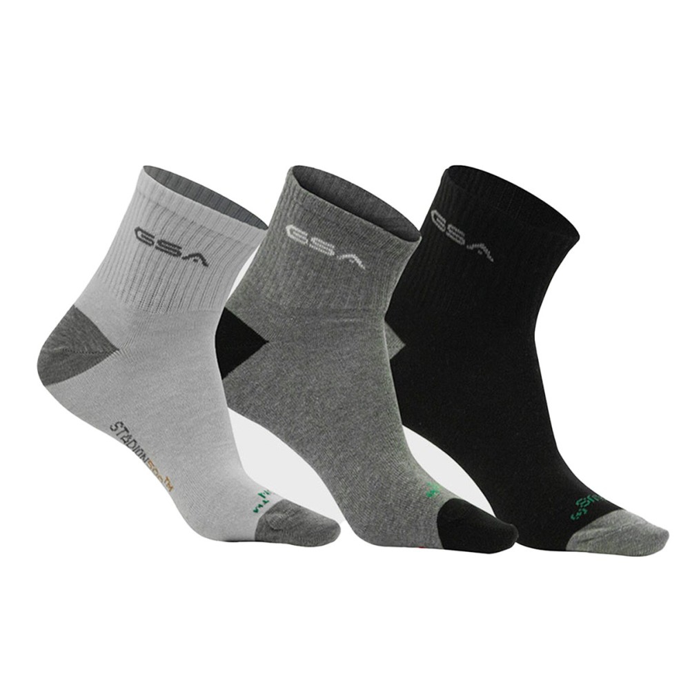 GSA ORGANICPLUS[+] 500 Ultralight Quarter Socks Κάλτσες Πακέτο των 3 Multi - 8116053-05