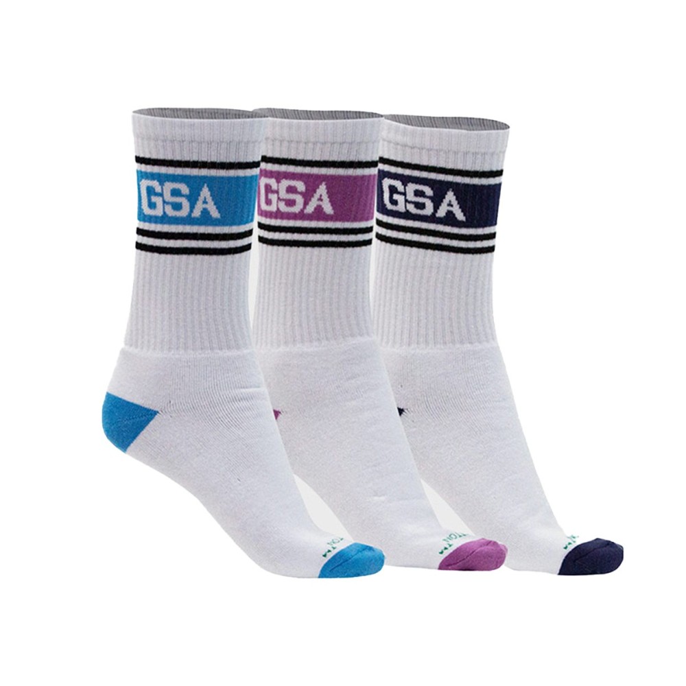 GSA SUPERLOGO Stripes Crew Socks Κάλτσες Πακέτο των 3 - 811901-54
