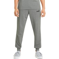 Puma Essentials Logo Mens Sweatpants Γκρι - 586716-03