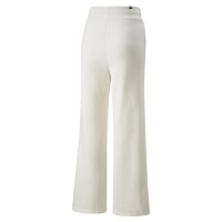 Puma ESS+ Embroidery Wide Pants Γυναικεία φόρμα παντελόνα εκρού - 670006-99