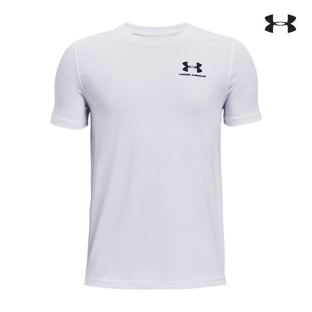 Under Armour Cotton Short Sleeve Παιδικό κοντομάνικο T-shirt για αγόρι- 1363294-100