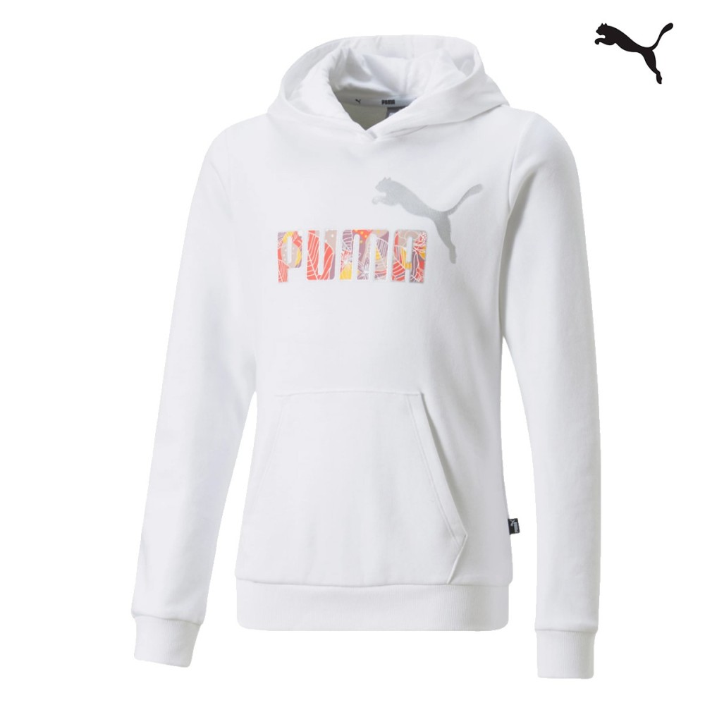 Puma Essentials+ Bloom Logo Hoodie Youth Παιδικό φούτερ με κουκούλα - 670313-02