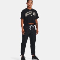 Under Armour Womens Project Rock Crop Short Sleeve Γυναικείο T-shirt - 1373594-001