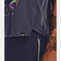 Under Armour Womens Project Rock Worldwide Tank Γυναικείο Αμάνικο T-shirt - 1373775-558