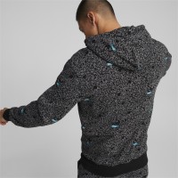 Puma Brand Love AOP Hoodie TR Ανδρικό Φούτερ με κουκούλα - 535634-01