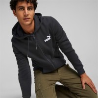 Puma Essentials+ Tape Full-Zip Hoodie Men Ανδρική Ζακέτα με Κουκούλα - 670270-01