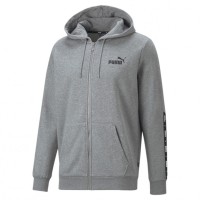 Puma Essentials+ Tape Full-Zip Hoodie Men Ανδρική Ζακέτα με Κουκούλα - 670270-03