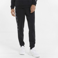 Puma ESS+ Tape Sweatpants FL Ανδρική φόρμα Μαύρη - 849042-01