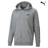 Puma Essentials+ Tape Full-Zip Hoodie Men Ανδρική Ζακέτα με Κουκούλα - 670270-03