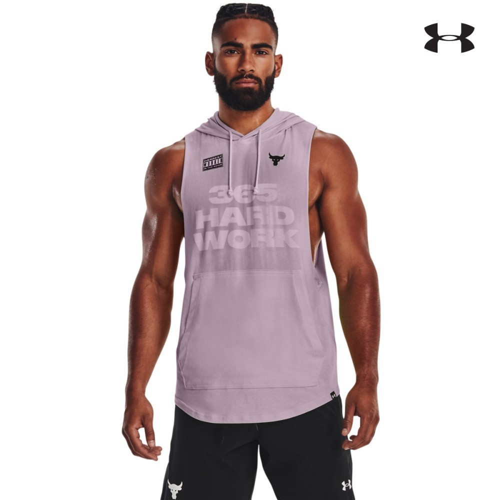 Under Armour Men's Project Rock Show Your Work Sleeveless Hoodie Ανδρικό αμάνικο μπλουζάκι - 1373577-554