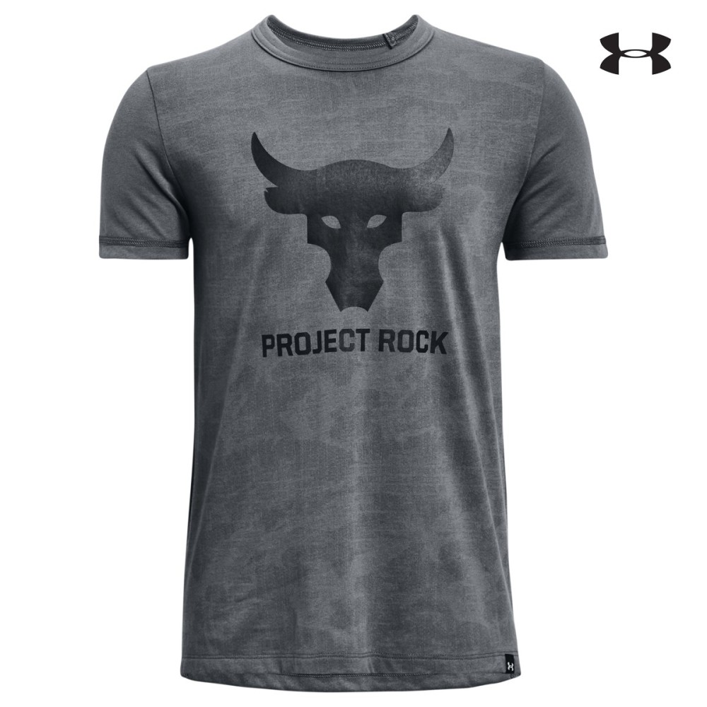 Under Armour Project Rock Shw Your Grid SS t-shirt Παιδικό κοντομάνικο μπλουζάκι - 1373625-012