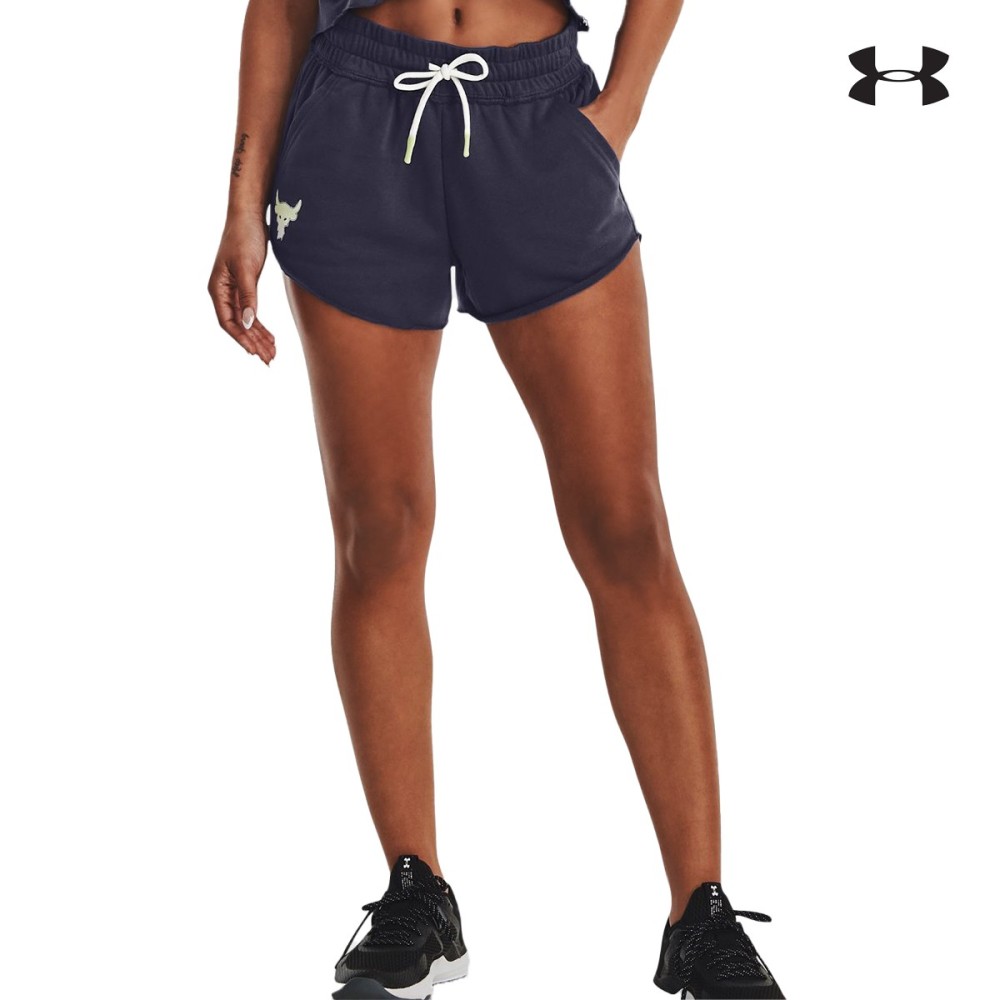 Under Armour Womens Project Rock Rival Terry Disrupt Shorts Γυναικείο Σορτσάκι - 1376297-558