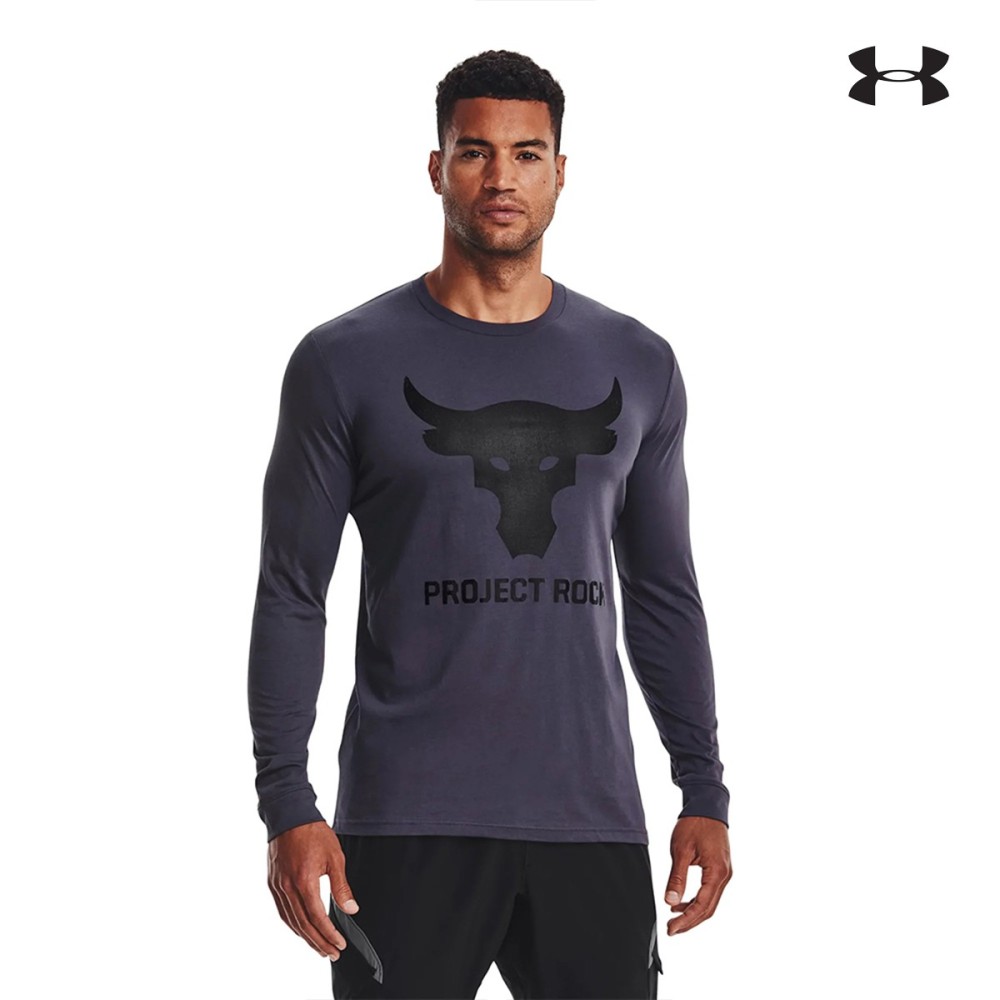 Under armour Mens Project Rock Brahma Bull Long Sleeve Ανδρική μπλούζα - 1374847-558