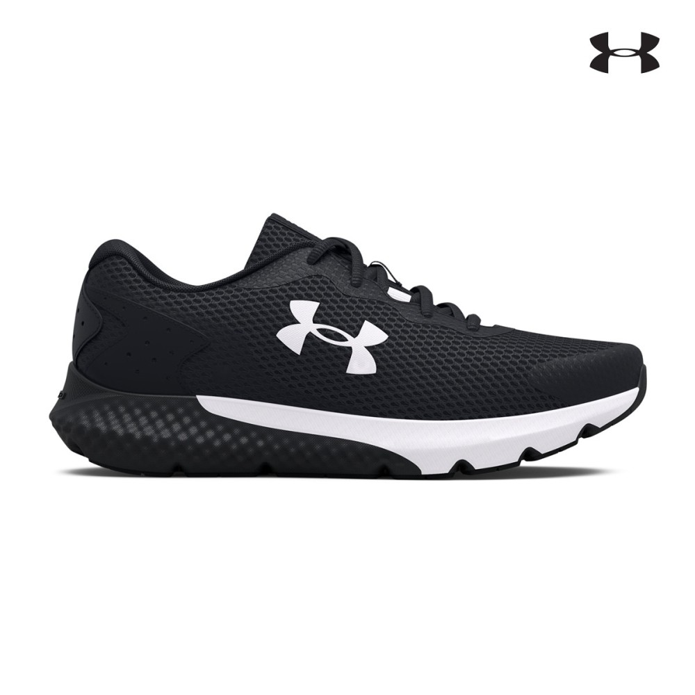 Under Armour Boys Grade School UA Charged Rogue 3 Running Shoes Μαύρο - 3024981-001