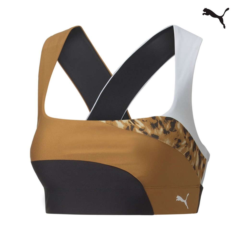 Puma Mid Impact Safari Glam Bra Γυναικείο Μπουστάκι - 522240-51