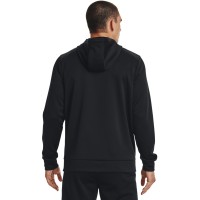 Under Armour Fleece FZ Hoodie Ανδρική Ζακέτα μαύρη - 1373357-001