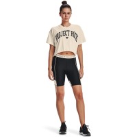 Under Armour Womens Project Rock Crop Short Sleeve Γυναικείο T-shirt - 1373594-110