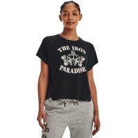 Under Armour Project Rock Vintage iron Short Sleeve Γυναικείο κοντομάνικο T-shirt - 1373776-001