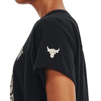 Under Armour Project Rock Vintage iron Short Sleeve Γυναικείο κοντομάνικο T-shirt - 1373776-001