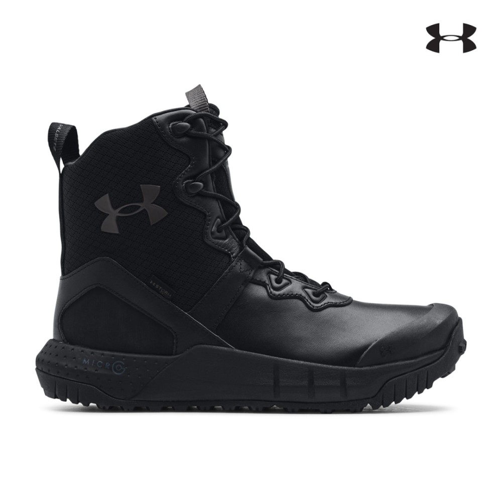 Under Armour Mens UA Micro G® Valsetz Leather Waterproof Tactical Boots Ανδρικά Μποτάκια - 3024266-001