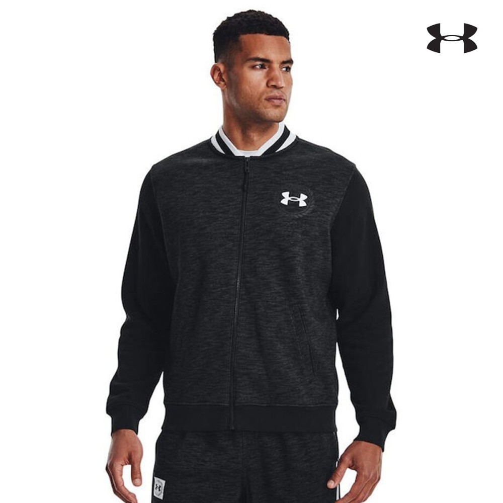 Under Armour Men's UA Essential Fleece Heritage Full-Zip Ανδρική Ζακέτα - 1373811-001