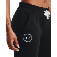 Under Armour Womens UA Rival Fleece Crest Joggers Γυναικεία Φόρμα - 1373025-001