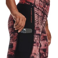 Under Armour Womens Project Rock HeatGear® Print Ankle Leggings Γυναικείο Κολάν - 1373603-600