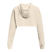 Under Armour Project Rock Hoodie Γυναικείο crop top φούτερ - 1373606-110