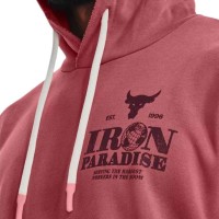 Under Armour Mens Project Rock HeatGear Heavyweight Terry Hoodie Ανδρική φούτερ - 1373562-600