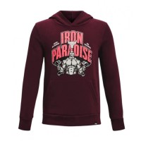 Under Armour Boys Project Rock Rival Fleece Home Gym Hoodie Παιδικό Φούτερ - 1373629-600