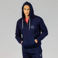 GSA Supercotton Ανδρική Αθλητική Ζακέτα με Κουκούλα - 1711011003-INK