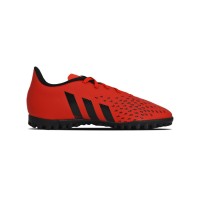 Adidas Παιδικά Ποδοσφαιρικά Παπούτσια Superlative Predator Freak 4 με Σχάρα Κόκκινα - FY6342