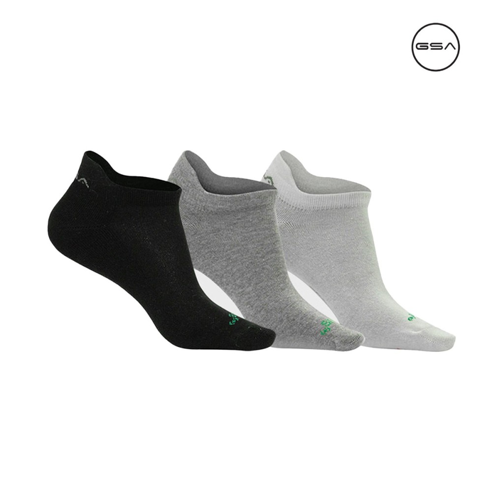 GSA ORGANICPLUS[+] 180 Extra Cushioned Low Cut Socks Κάλτσες Πακέτο των 3 - 8116343-05