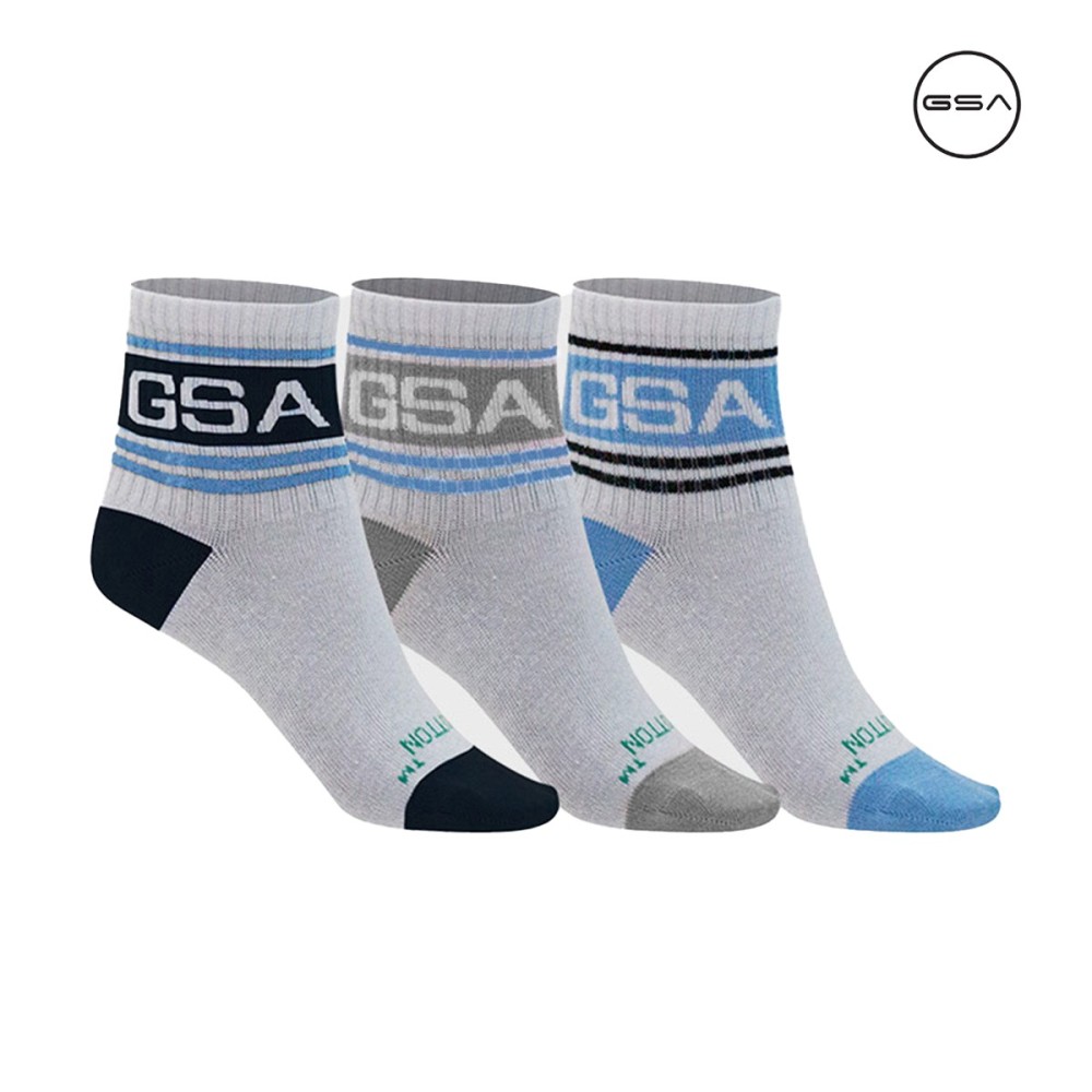GSA SUPERCOTTON STRIPES KIDS Quarter Socks / 3Pack Παιδικές Κάλτσες - 831901-51