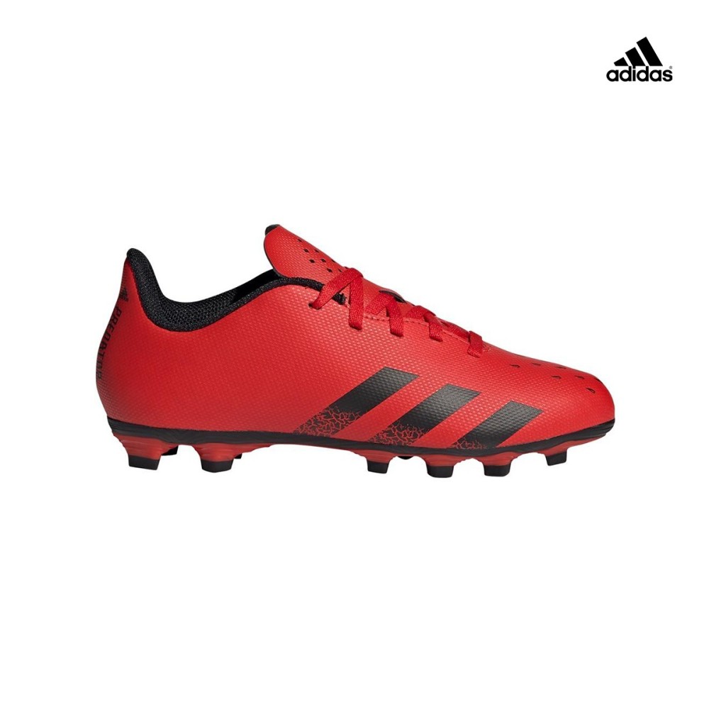 Adidas Παιδικά Ποδοσφαιρικά Παπούτσια Predator Freak .4 FxG με Τάπες Κόκκινα - FY6322