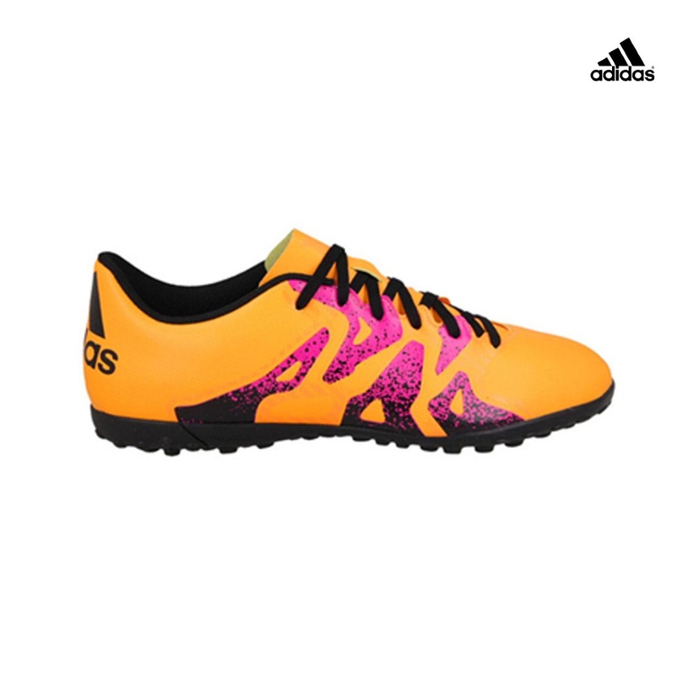 Adidas Παιδικά Ποδοσφαιρικά Παπούτσια X 15.4 TF με Σχάρα Πορτοκαλί - S74608