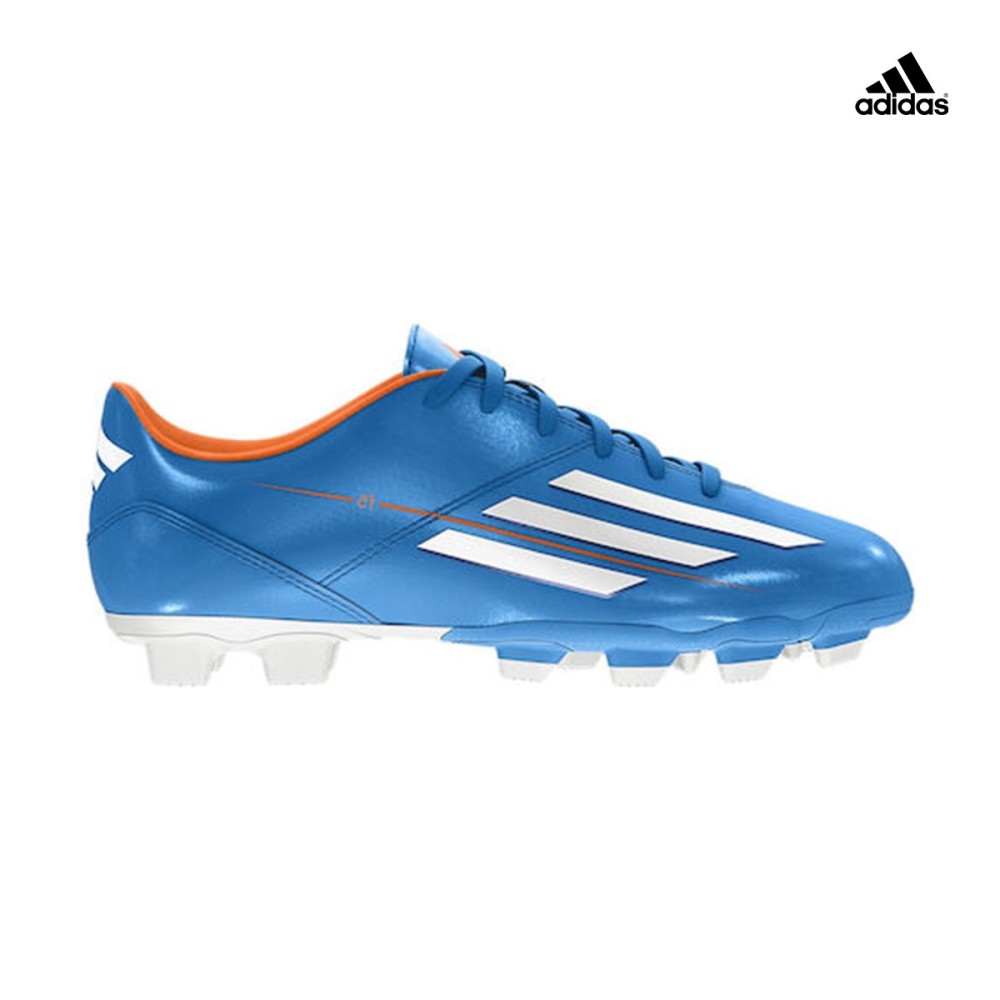 Adidas Παιδικά Ποδοσφαιρικά Παπούτσια F5 TRX FG με Τάπες Μπλε - F32750