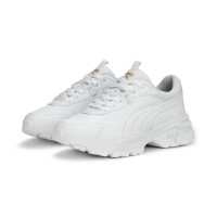 Puma Cassia Via Γυναικεία  Chunky  Sneakers Λευκά - 389223-01