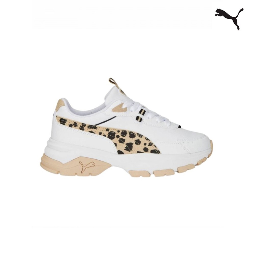 Puma Cassia Via Γυναικεία Chunky Sneakers Λευκά - 391945-01