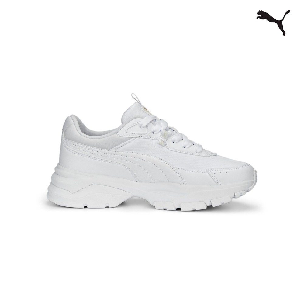 Puma Cassia Via Γυναικεία Chunky Sneakers Λευκά - 389223-01